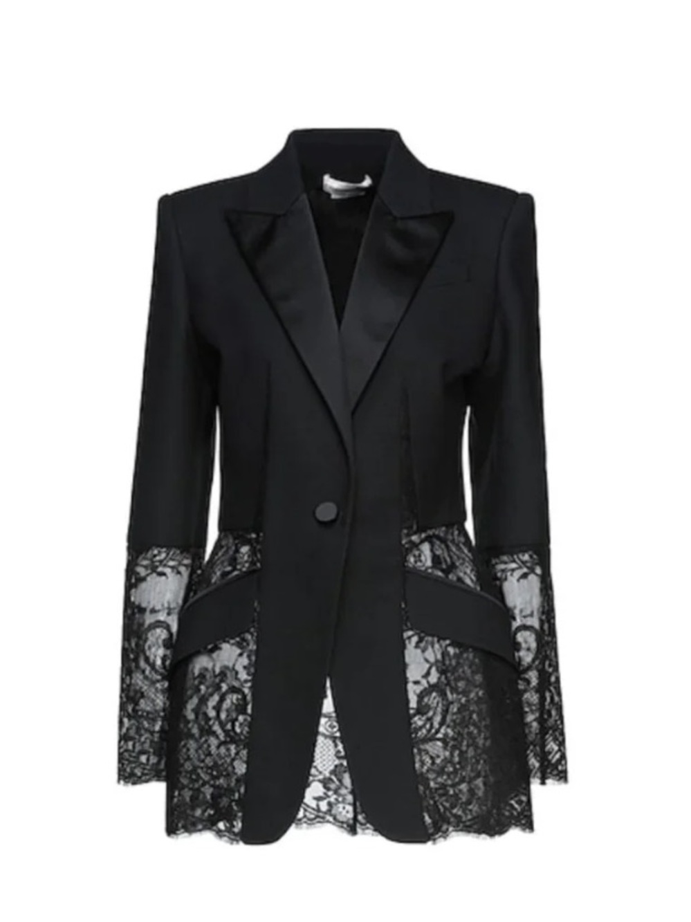 Alexander McQueen Lace Panel Blazer